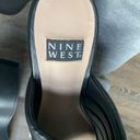 Nine West  Millie Black Platform Mules 40th Anniversary 9.5 Photo 4