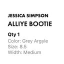 Jessica Simpson Alliye Argyle Bootie New In Box Photo 1