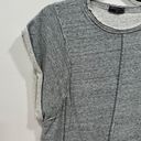 ZARA gray short sleeve sweatshirt  Size Small  5618/256 Photo 2