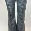 Nike Jordan  x Travis Scott Cactus Jack NWT 100% Leather Pants Bootcut Pants Sz 2 Photo 7