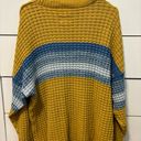 Urban Outfitters  BDG Max Oversized Waffle Knit Sweater Yellow Photo 2