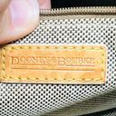 Dooney & Bourke Vintage  Tan Denim Monogrammed Lock & Key Pockets Shoulder Bag Photo 4