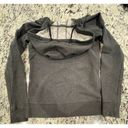 Nike  Fit Dry women’s deep v grey hoodie sweatshirt size SMALL Photo 4