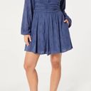 Hollister blue long sleeve baby doll dress Photo 1