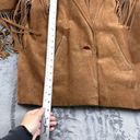 The Row Vintage G Leather Jacket Womens Size S Fringe Cowgirl Western Blazer Wacky Photo 9