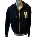 Bebe  Black Hooded Zip Up Sweatshirt size large Photo 1