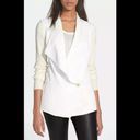 Vince Blazin Style Stunning Immaculate White  Drape Jacket Retail 450 Pristine Co Photo 1