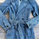 House of Harlow NWOT  Denim Trench Coat Size Small Photo 2