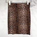 Naked Wardrobe  Leopard Animal Print High Waisted Stretch Bodycon Skirt Mobwife S Photo 2