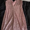 Emerald Sundae Light Pink Sequins Dress Photo 0