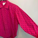 American Vintage 80's Vintage Sweet Baby Jane Long Sleeve Collared Polka Dot Button Up Size Large Photo 3