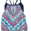 Jag jeans Jag Blue Abstract Swim Tank Top Built-in-Support Boulson Tankini Small NWT $86 Photo 2