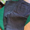 Peck & Peck  Dark Blue Denim Embroidered Pocket Jeans Size 4 Photo 0