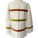 Tory Burch  CADYN Quilted Natural tan with corduroy stripe Jacket Size 2 Photo 3