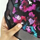 Lululemon  Mini Midnight Bloom Black Deep Fuschia Print Hotty Hot II Mesh Skirt 2 Photo 4