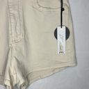 Amuse Society  You and Me Tan Natural Denim Shorts Revolve Sz 29, 2" Inseam NEW Photo 2