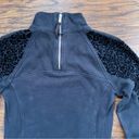 Lululemon  • Floral Flock Pullover sweatshirt mock neck velvet kangaroo pocket Photo 8