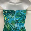 One Piece Palm Tree Strapless  Body Con Jumper Photo 8