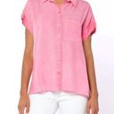 Velvet Heart  Edison Shirt in Dirty Pink Women’s Size Large Collared Button Up Photo 0