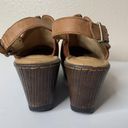 Born concept BOC Women’s Rust Platform Clogs Mules Shoes Adjustable Back Strap Brown Tan Sz 7 Photo 4