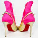 Christian Louboutin  Jessie Booty Joli Patent Iridescent Neon Sock Boots EU 39.5 Photo 10