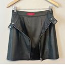 n: Philanthropy Faux Leather Front Zip Mini Skirt Women's Size Small EUC Photo 2