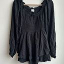 Urban Outfitters NWT  Black Milk Maid Dot Smocked Puff Sleeve Romper Size Small Photo 2