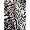 Karen Scott Karen Scoot Animal Leopard Print 3/4 Sleeves Blouse and Blackheart jeans shorts Photo 9