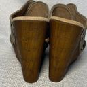 sbicca  khaki Suede Leather Stud Platform Sandals women size 8 M Photo 3