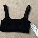 Good American DENIM LIGHT COMPRESSION BRA | BLACK269 SIZE M Photo 1