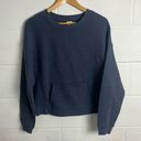 All In Motion  navy quilted crewneck sweatshirt Photo 0