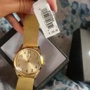 GUESS gold tone analog watch MESH BAND ADJUSTABLE BRACELET  Photo 3