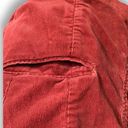 London Jean Rust Corduroy Blazer Jacket Fitted Tailored Stretch Retro Size 8 Red Photo 4