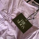 The Moon NWT  Collection Lilac Ruched Front Cotton Crop Top Small Photo 2