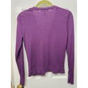 Banana Republic  Silk Cashmere Cardigan Sweater in Purple - Size Small Photo 4