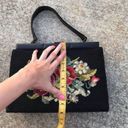 1950s Floral Embroidered Needlework Handbag Multi Photo 8