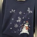 NU Blend Vintage  Christmas snowman crewneck size 3XL Photo 2