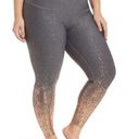 Lane Bryant  Livi Active Rose Gold Metallic Ombre Splatter Leggings Gray Plus 26 Photo 0