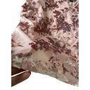 Self Esteem  Mauve Velvet Floral Crop Tank Top Size XL NEW Photo 2