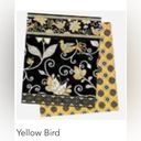 Vera Bradley RETIRED:  | Yellow Bird pattern makeup bag Photo 13