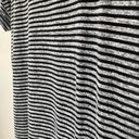 Lush Clothing Nordstrom Lush Midi Knit Dress in Grey and Black Stripe Photo 5