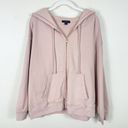 J.Crew  Oversized University Terry Zip Up Hoodie With Crew Logo in Luxury Camel Photo 1