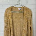 LuLaRoe  Yellow Heather Long Maxi Duster Cardigan Sweater Size M Photo 1