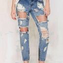 One Teaspoon  Trashed Distressed Freebird Zipper Ankle Jeans Photo 7