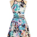 Parker NEW  Emmy Fit  Flare Dress Floreale S Photo 2