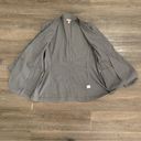 J.Jill  Jacket stretch Grey  Linen Blend Blazer Tie Back Pockets M petite Photo 1