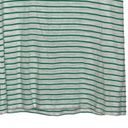 Matilda Jane  Tunic T-Shirt Top Size Small White With Green Stripes Flare Sleeves Photo 4