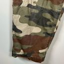 American Eagle Baggy Cargo Pants Camo Tapered Button Fly Pockets Size 12 Photo 4