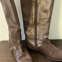 Ralph Lauren Dark Brown Leather Riding Boots Photo 1