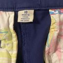 Tommy Bahama Womens  Navy Blue 100% Cotton Chino Capri Ankle Pants Size 10 Photo 2